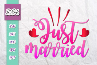 Download Just Married Sign Newlyweds Print &amp; Cut - Premium Resources